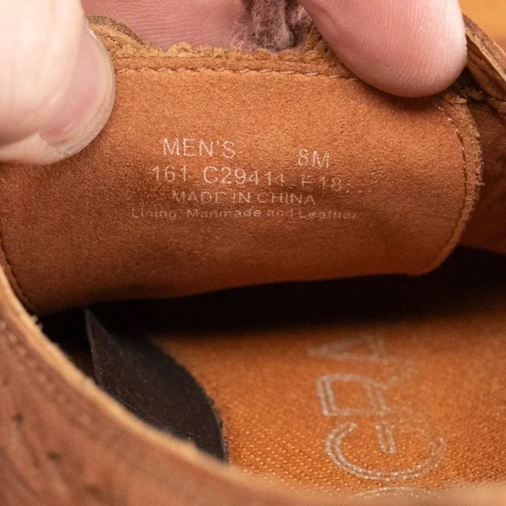Cole Haan Men's Zerogrand Wingtip Oxford Brown C29414 British Dress Shoes 8